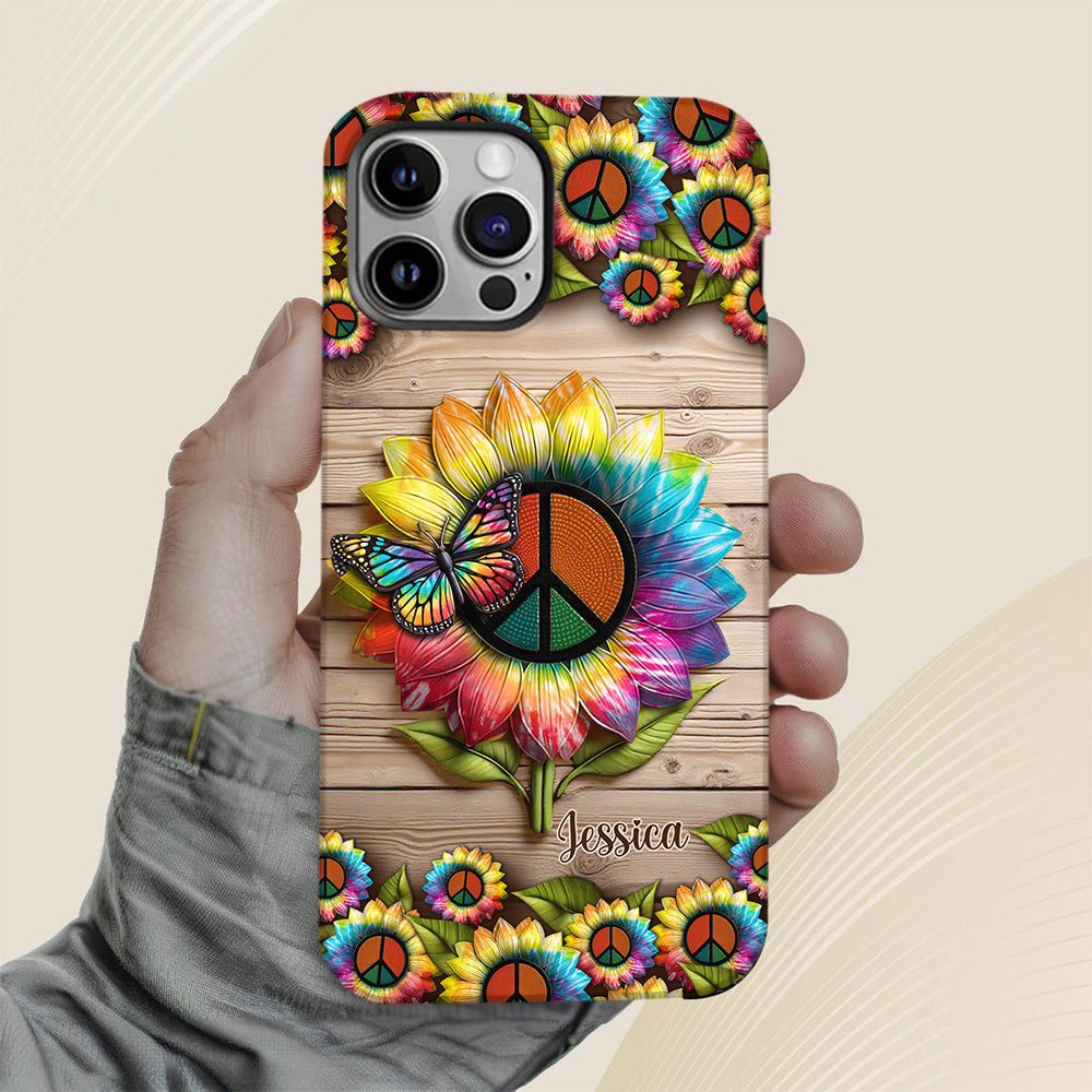 Coque de téléphone personnalisée Hippie Soul - Motif hippie intégral