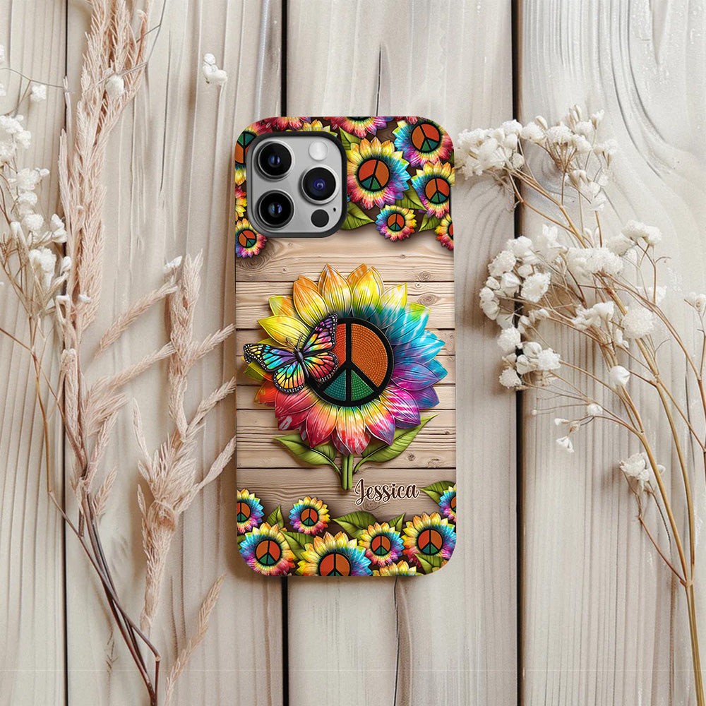 Coque de téléphone personnalisée Hippie Soul - Motif hippie intégral