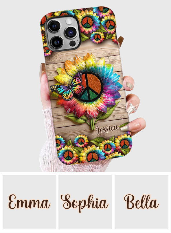 Coque de téléphone personnalisée Hippie Soul - Motif hippie intégral