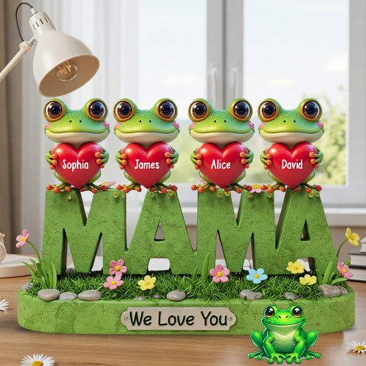 Maman, on t'aime - Plaque acrylique personnalisée pour maman