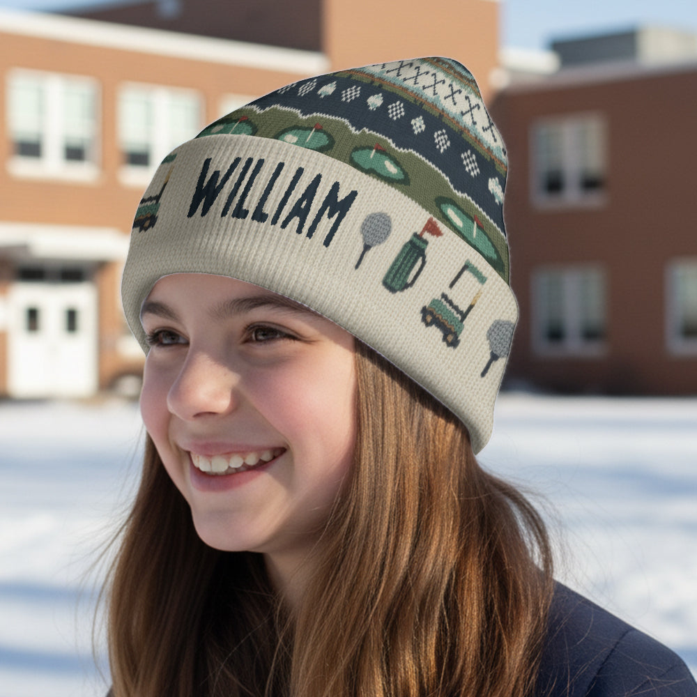 Hiver Golf - Bonnet de golf personnalisé