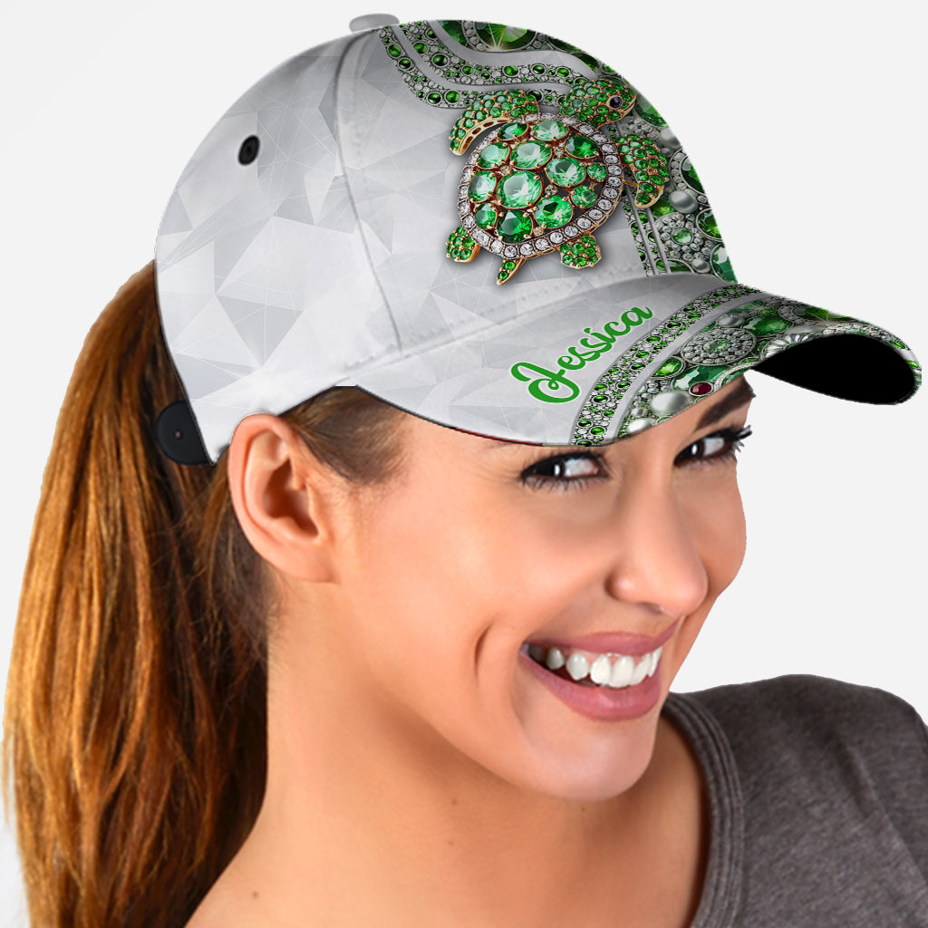 Casquette classique personnalisée « J’adore les tortues »