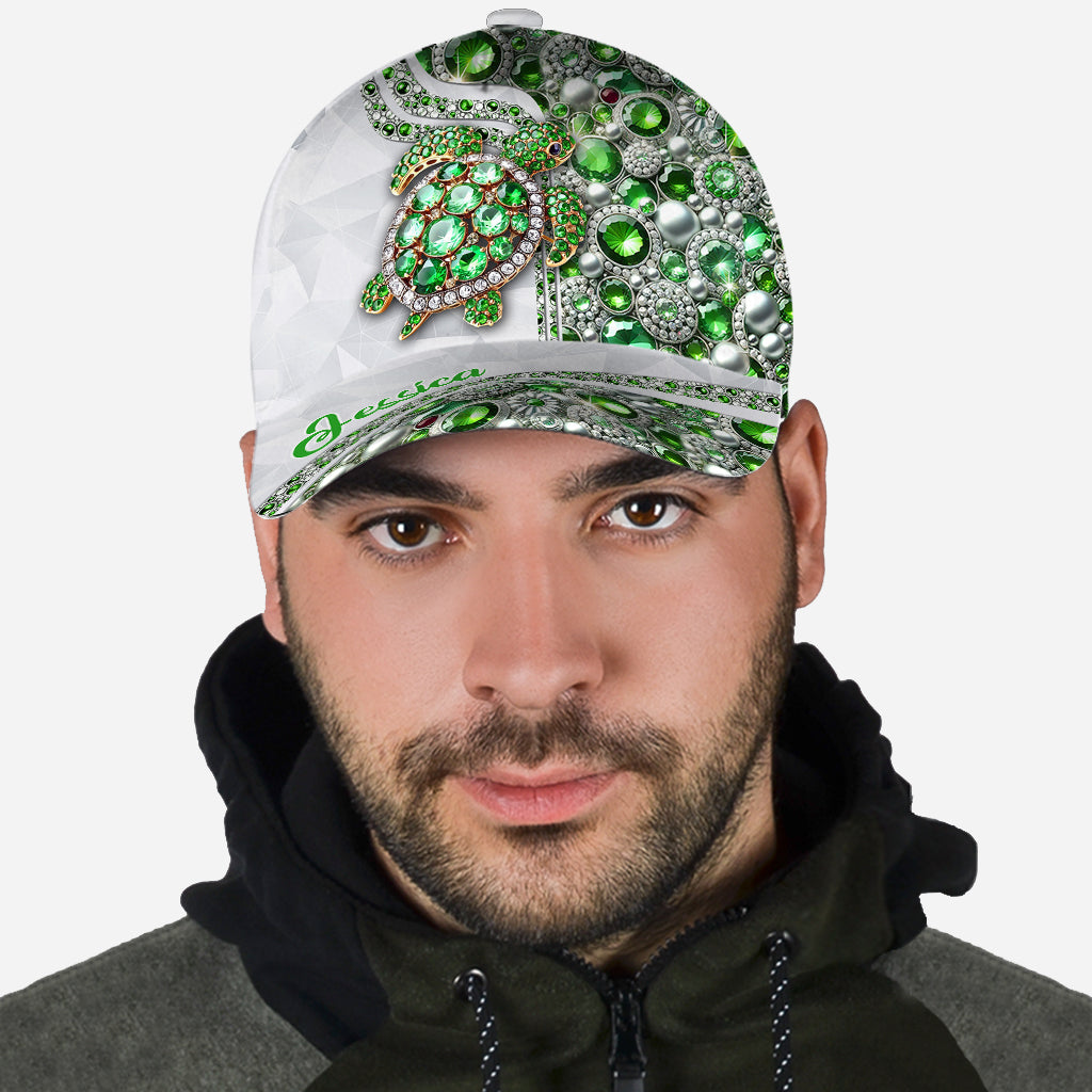 Casquette classique personnalisée « J’adore les tortues »