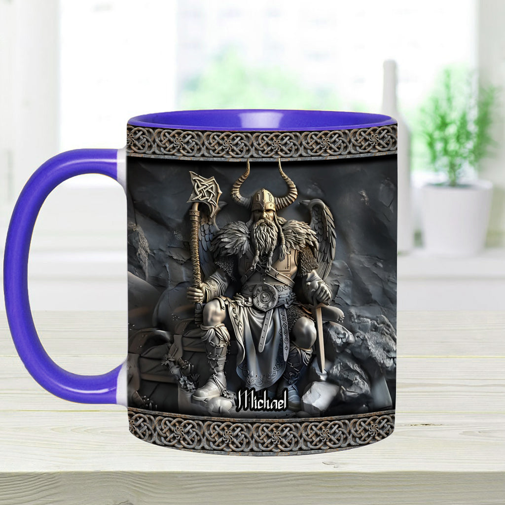Viking - Personalized Viking Accent Mug