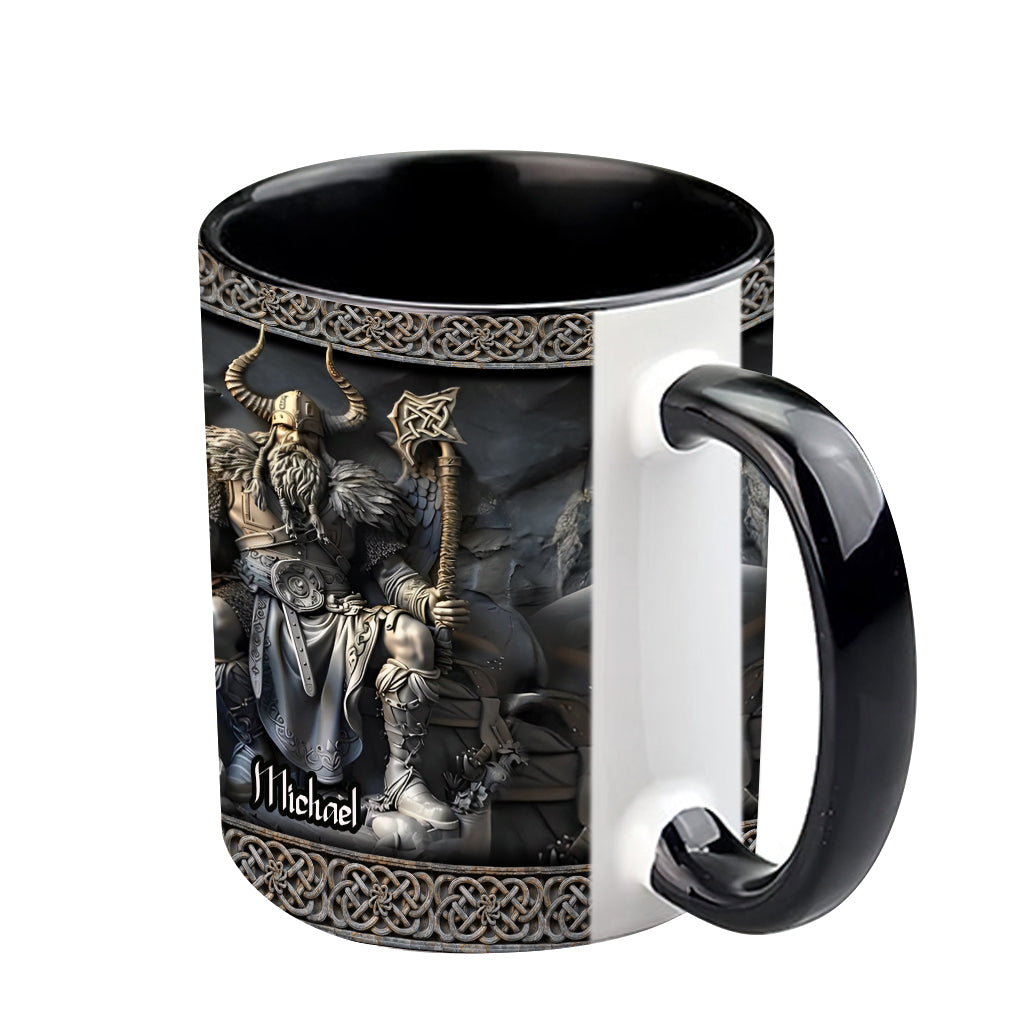 Viking - Personalized Viking Accent Mug