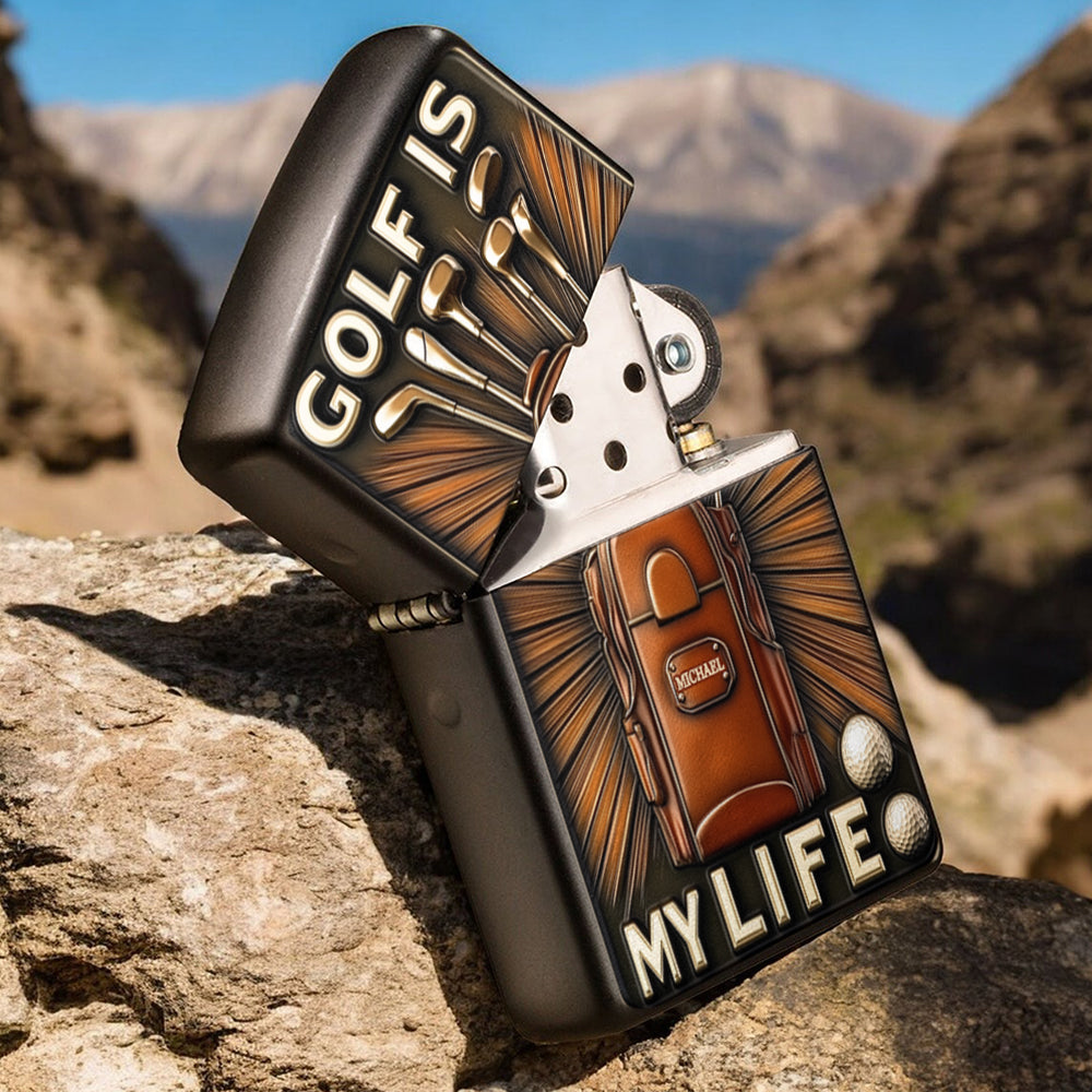 Golf Is My Life - Personalized Golf Lighter