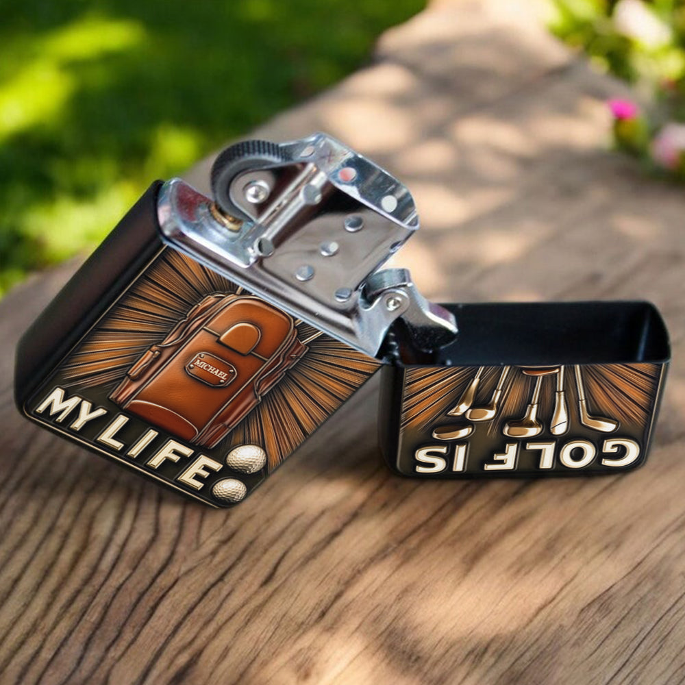 Golf Is My Life - Personalized Golf Lighter