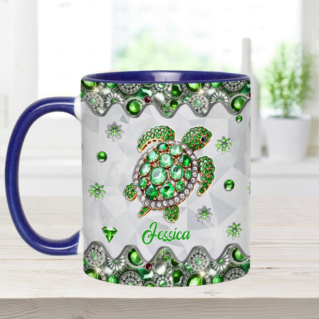 Love Turtles - Personalized Turtle Accent Mug