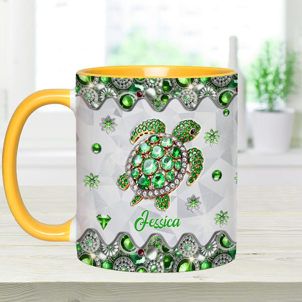 Love Turtles - Personalized Turtle Accent Mug