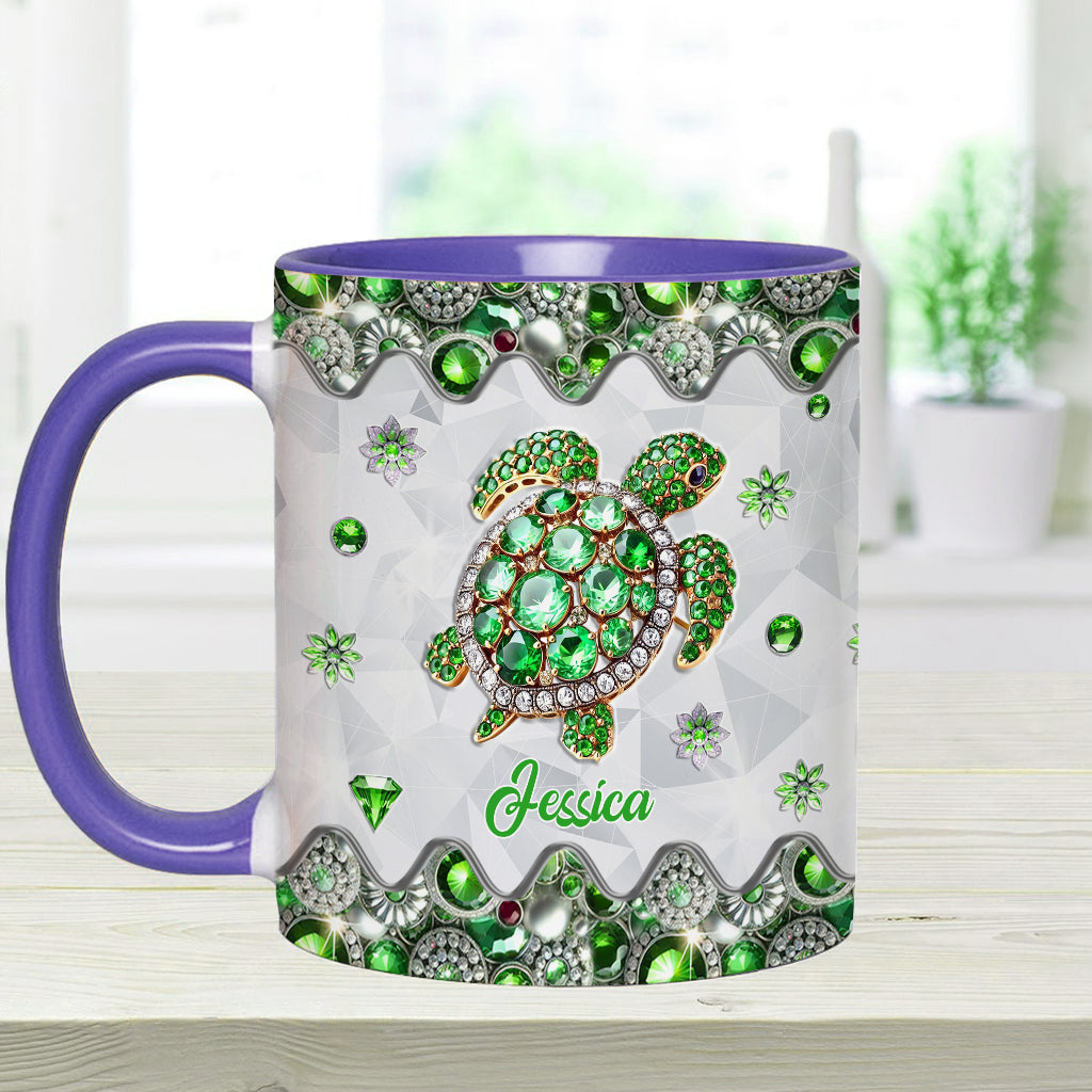 Love Turtles - Personalized Turtle Accent Mug