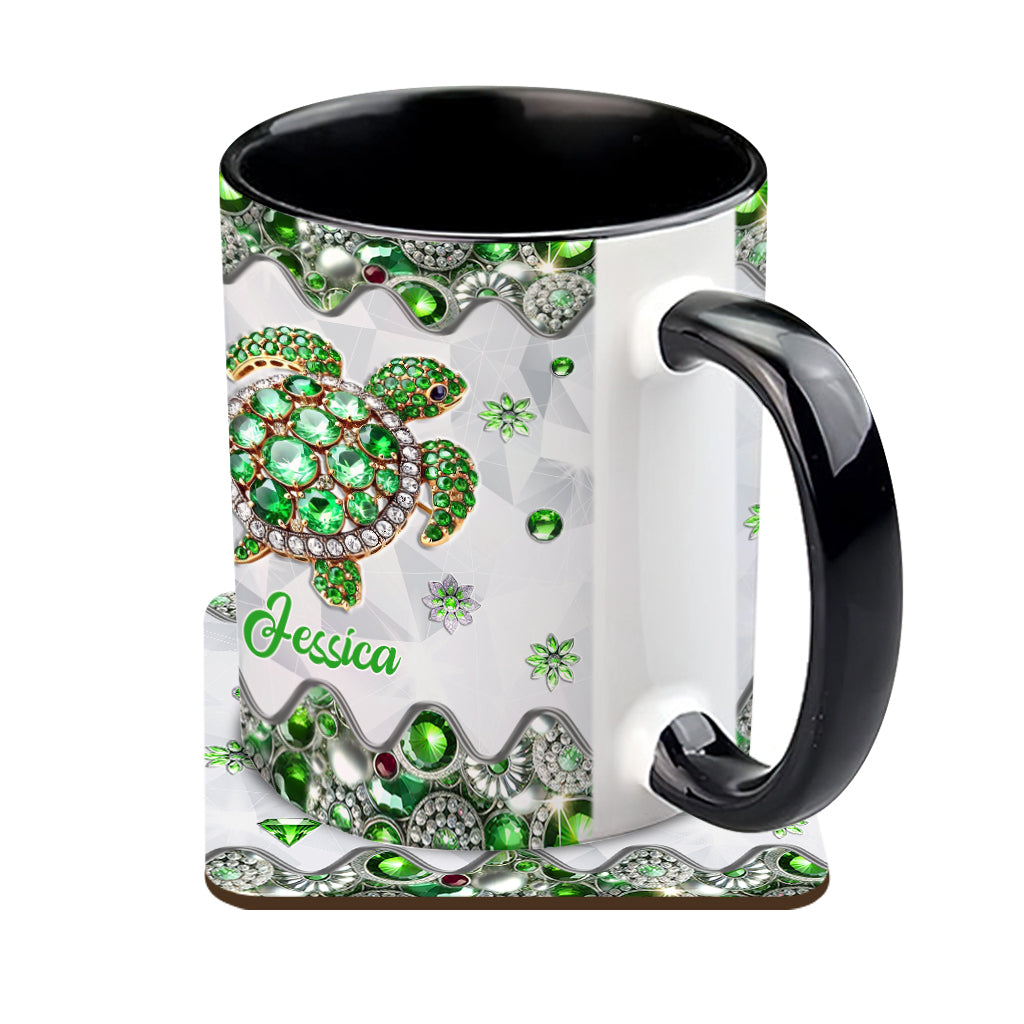 Love Turtles - Personalized Turtle Accent Mug