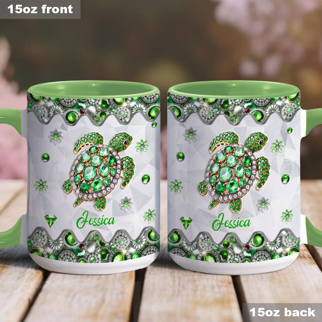 Love Turtles - Personalized Turtle Accent Mug