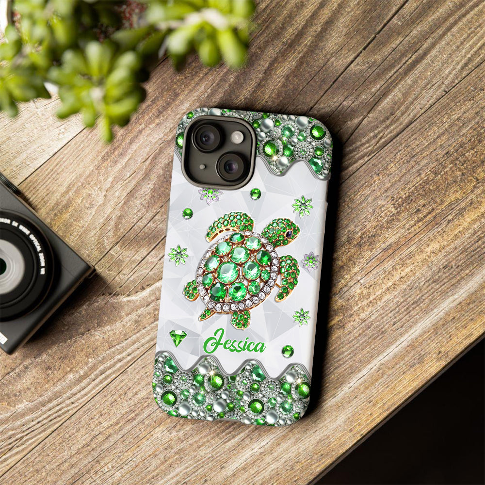 Love Turtles - Personalized Turtle Full Print Phone Case