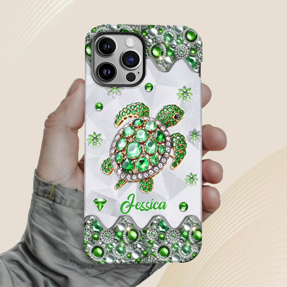 Love Turtles - Personalized Turtle Full Print Phone Case