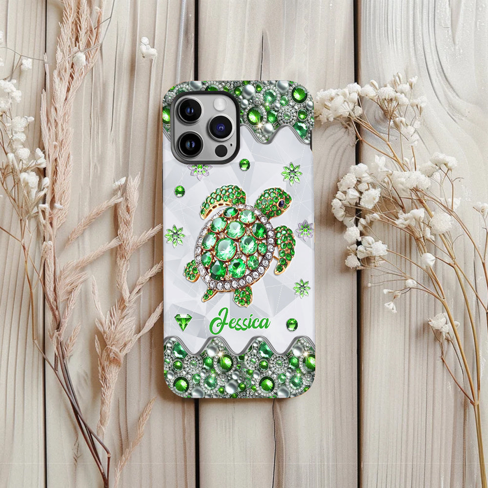 Love Turtles - Personalized Turtle Full Print Phone Case