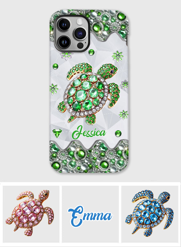 Love Turtles - Personalized Turtle Full Print Phone Case