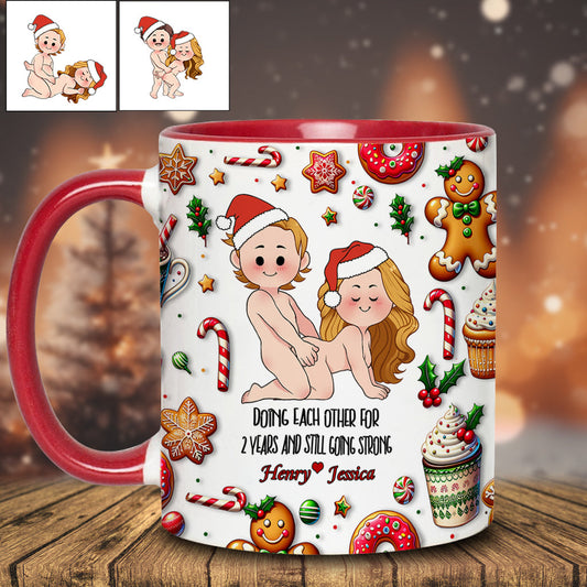 Mug personnalisé pour couples « Se faire plaisir mutuellement »