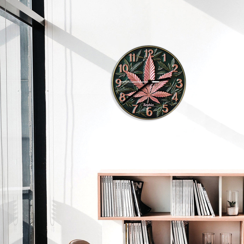 It's 420 Somewhere - Personalized Weed Wall Clock