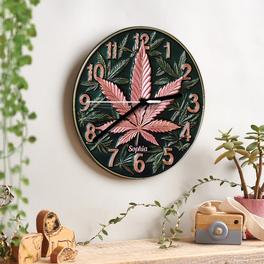 It's 420 Somewhere - Personalized Weed Wall Clock