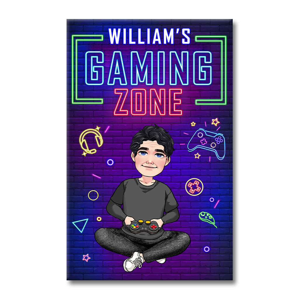 Gaming Zone - Personalized Video Game Canvas And Poster