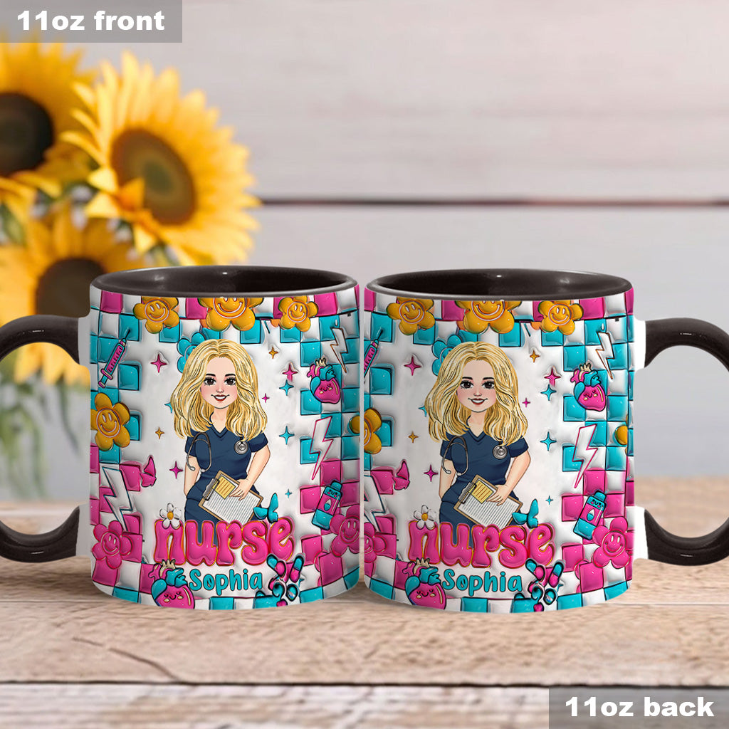 Vie d'infirmière - Mug personnalisé « Infirmière »