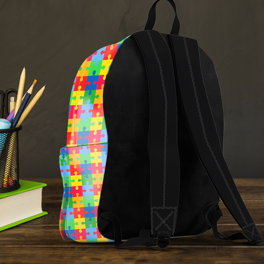 Be Kind To Me - Personalized Autism Awareness Backpack