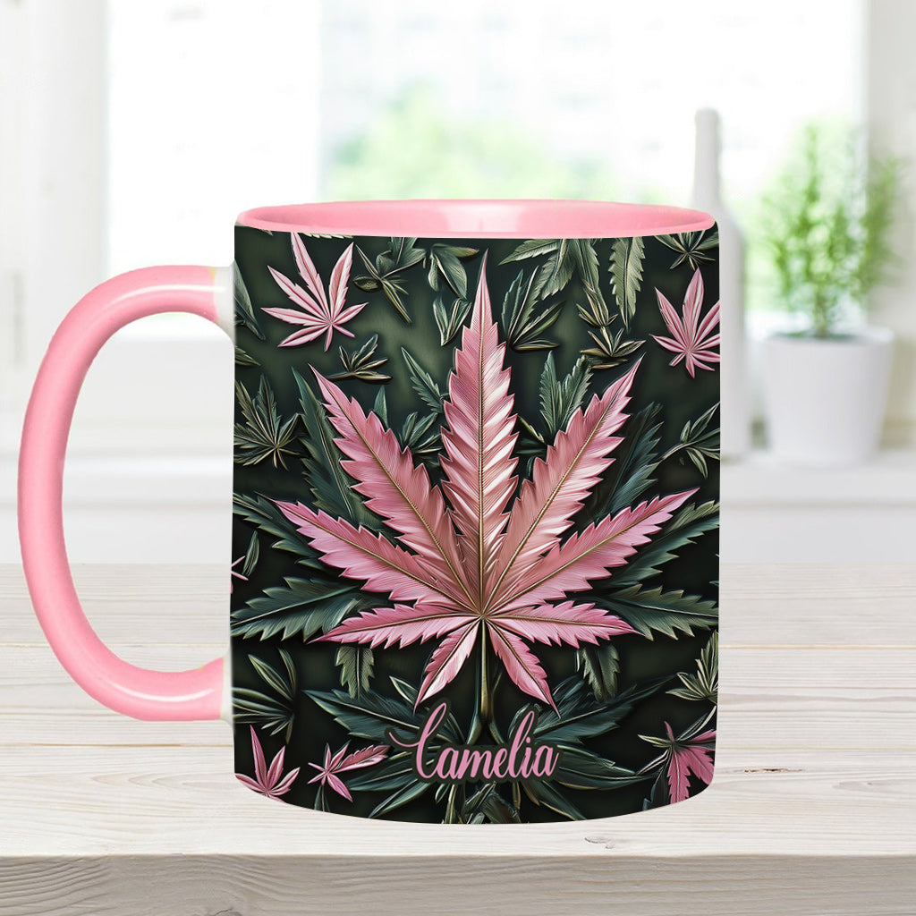 Stoner Chick - Personalized Weed Accent Mug