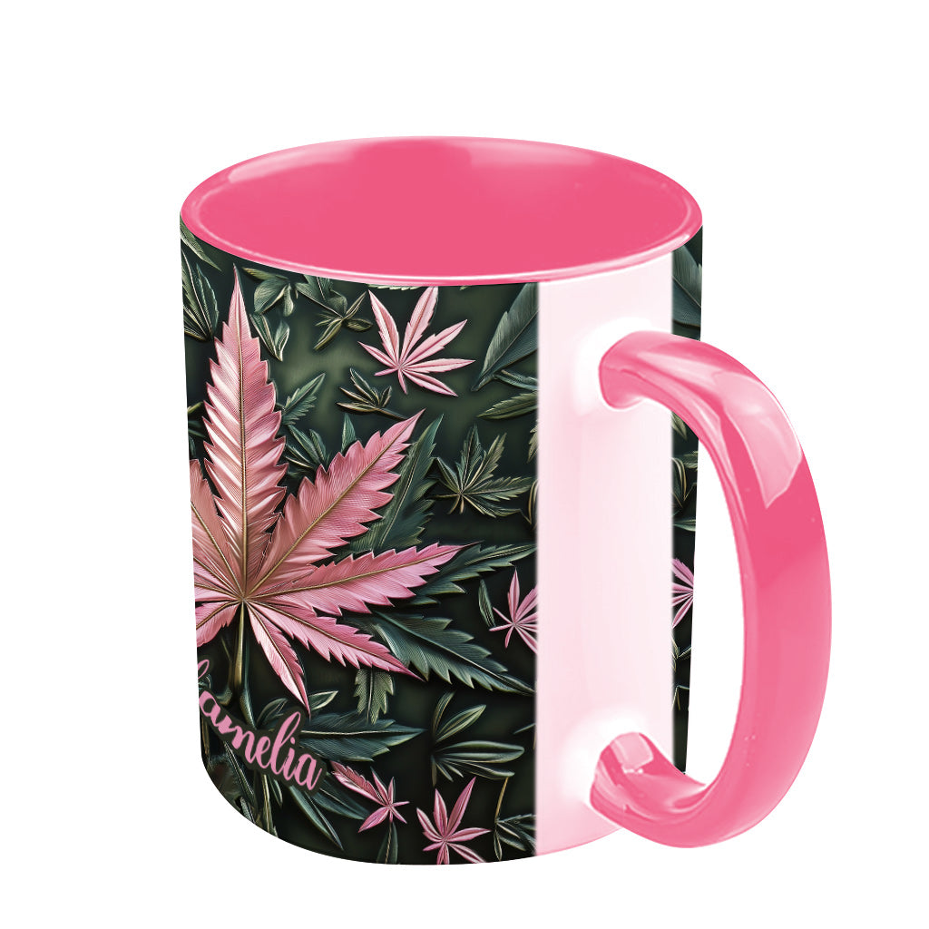 Stoner Chick - Personalized Weed Accent Mug