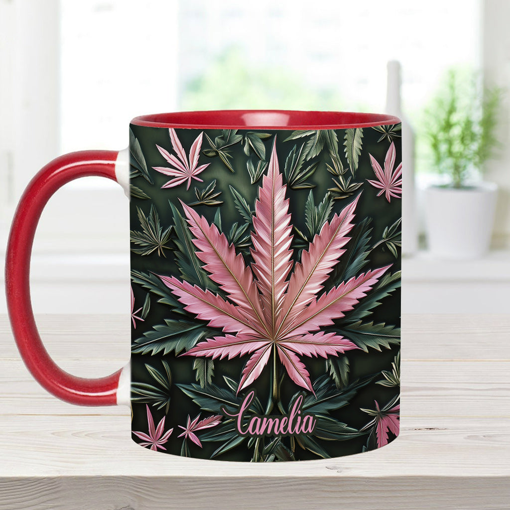 Stoner Chick - Personalized Weed Accent Mug