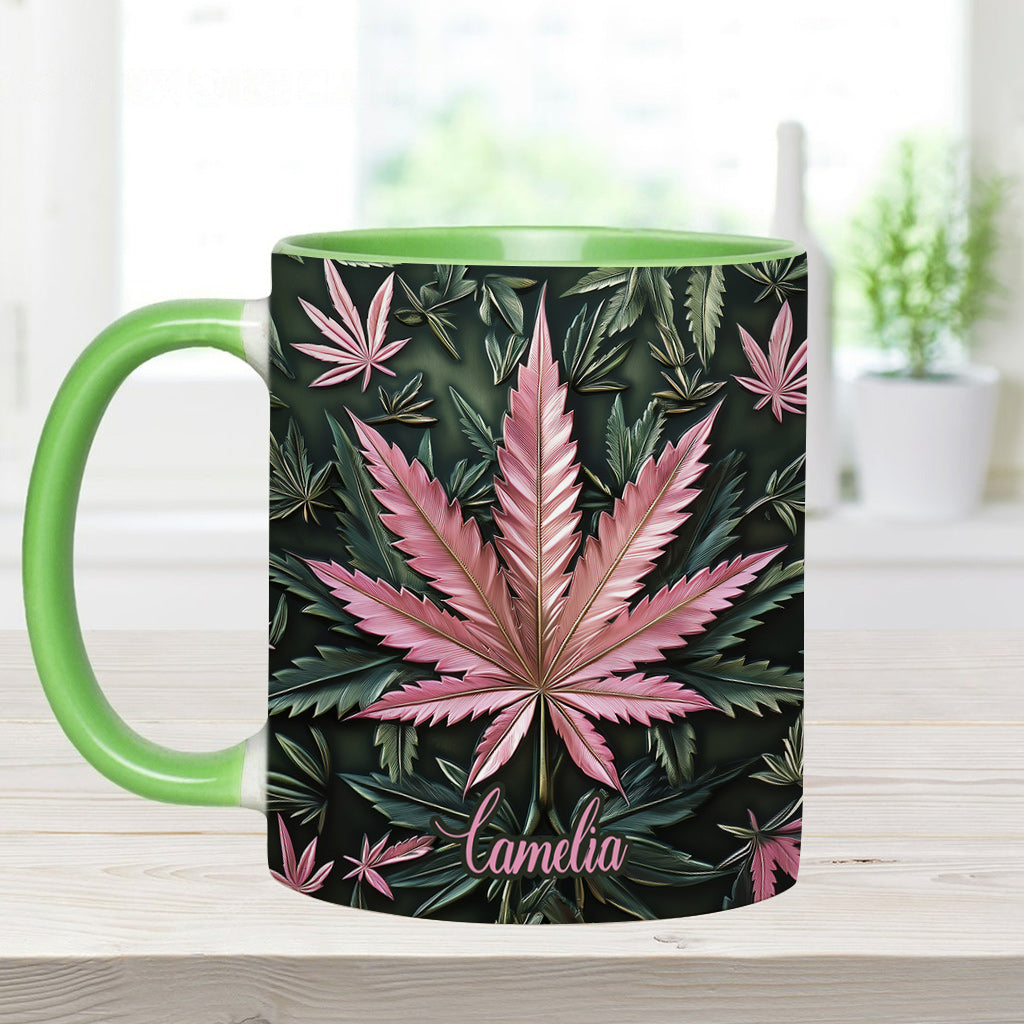 Stoner Chick - Personalized Weed Accent Mug