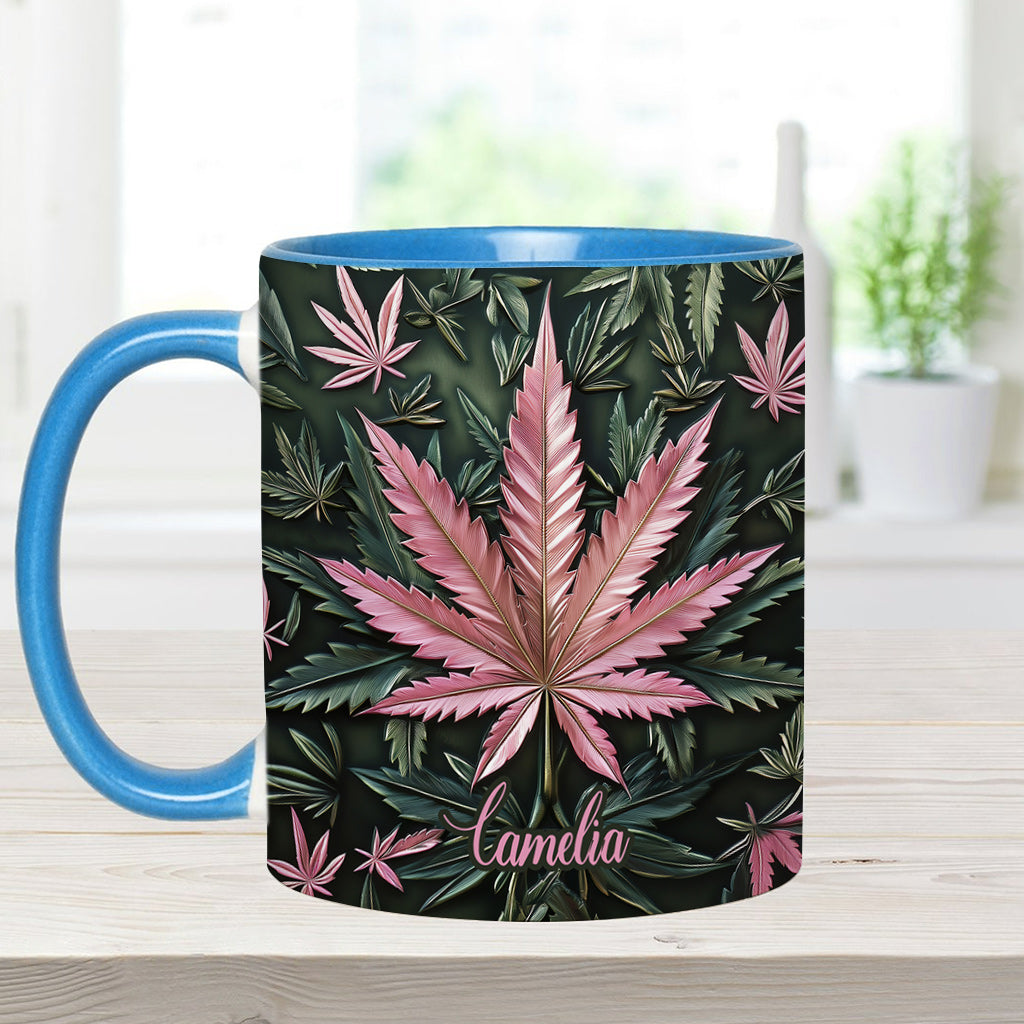 Stoner Chick - Personalized Weed Accent Mug