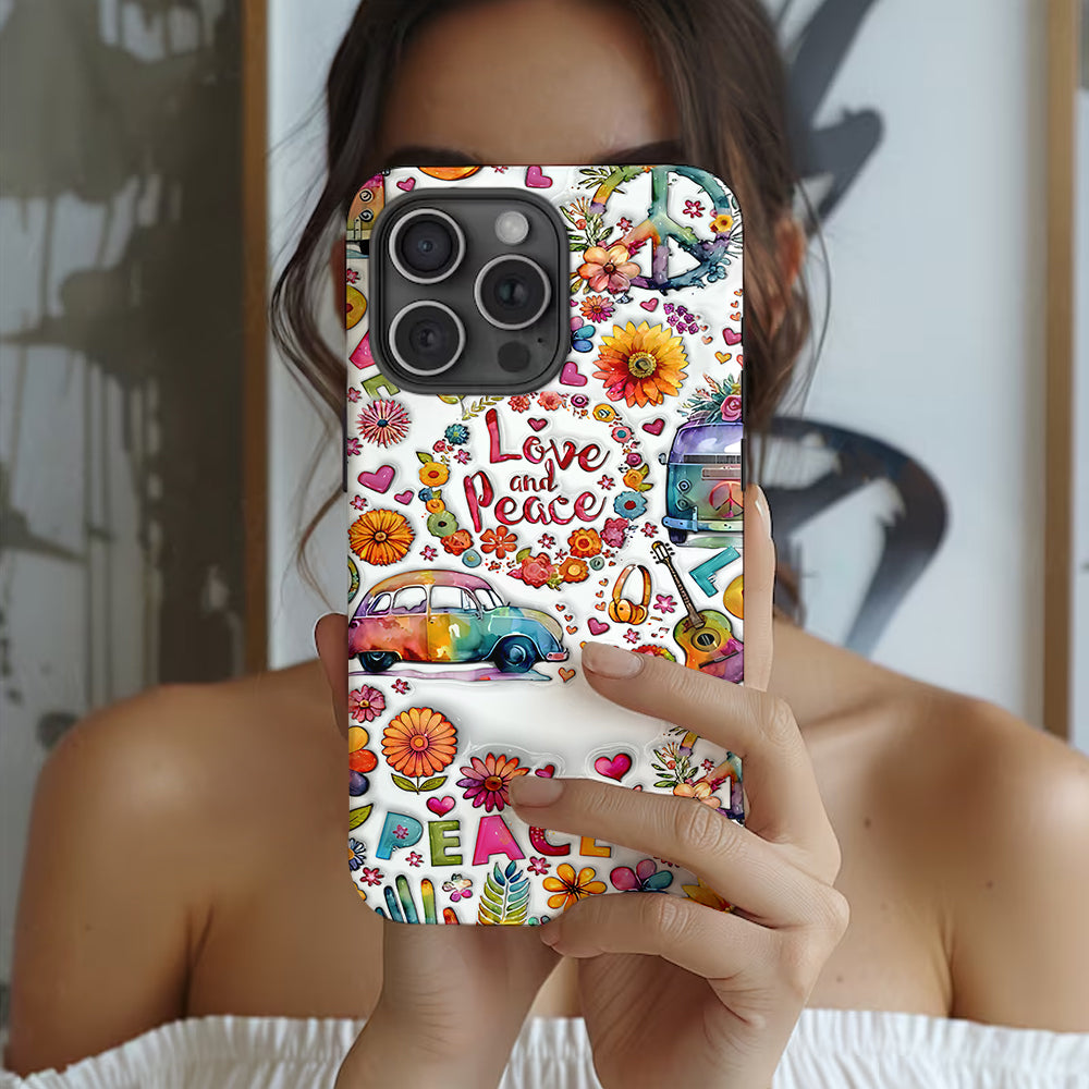 Coque de téléphone personnalisée Hippie Soul - Motif hippie intégral