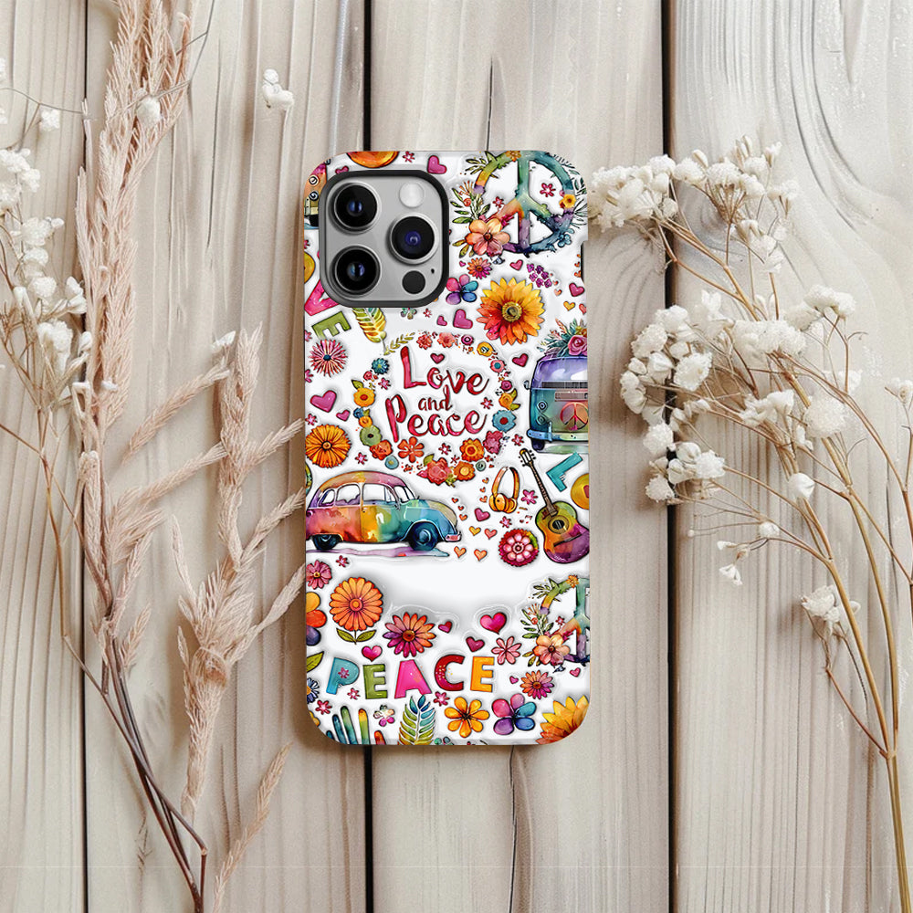 Coque de téléphone personnalisée Hippie Soul - Motif hippie intégral