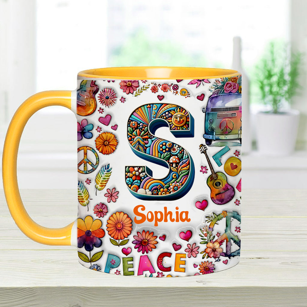 Hippie Soul - Personalized Hippie Accent Mug