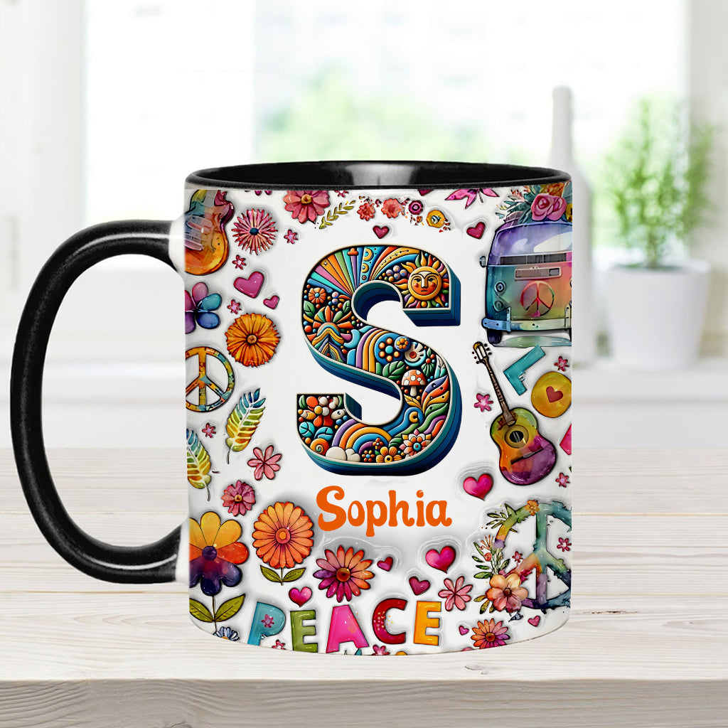 Hippie Soul - Personalized Hippie Accent Mug