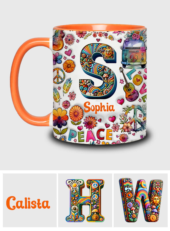 Hippie Soul - Personalized Hippie Accent Mug