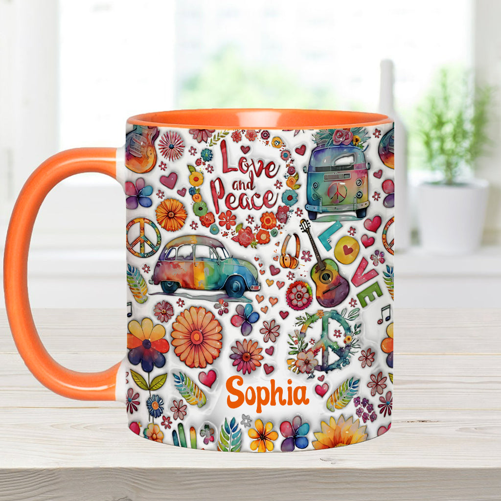 Hippie Soul - Personalized Hippie Accent Mug