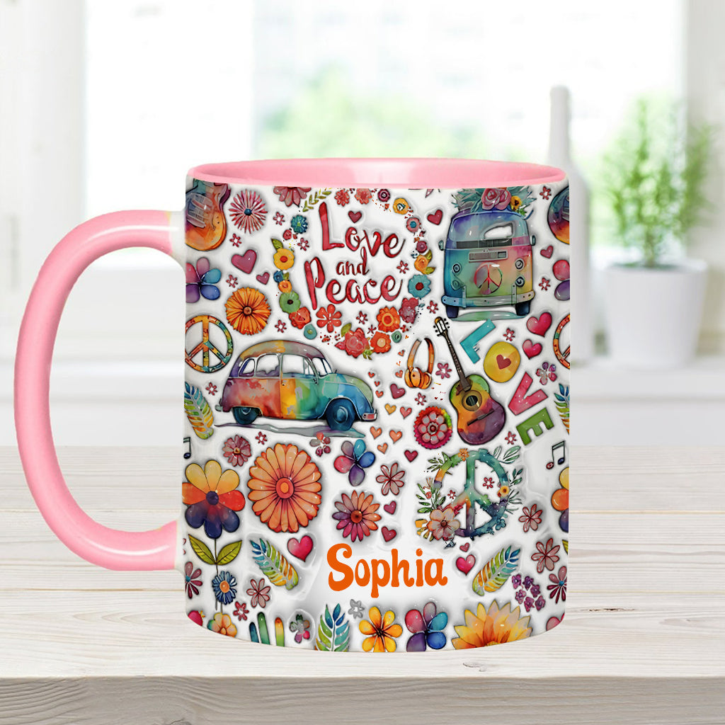 Hippie Soul - Personalized Hippie Accent Mug