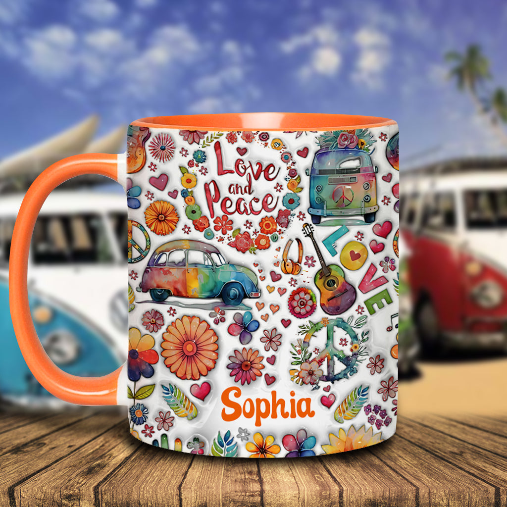 Hippie Soul - Personalized Hippie Accent Mug