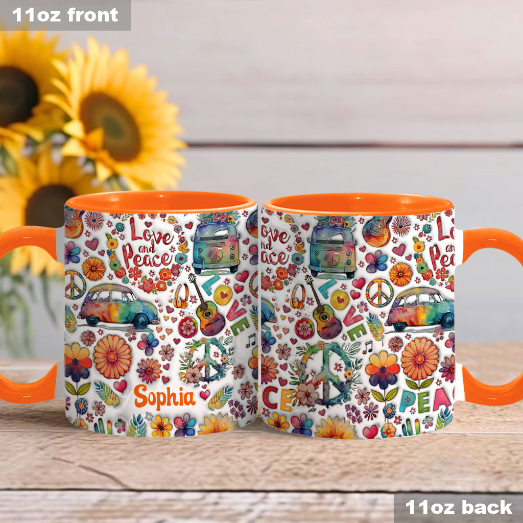 Hippie Soul - Personalized Hippie Accent Mug