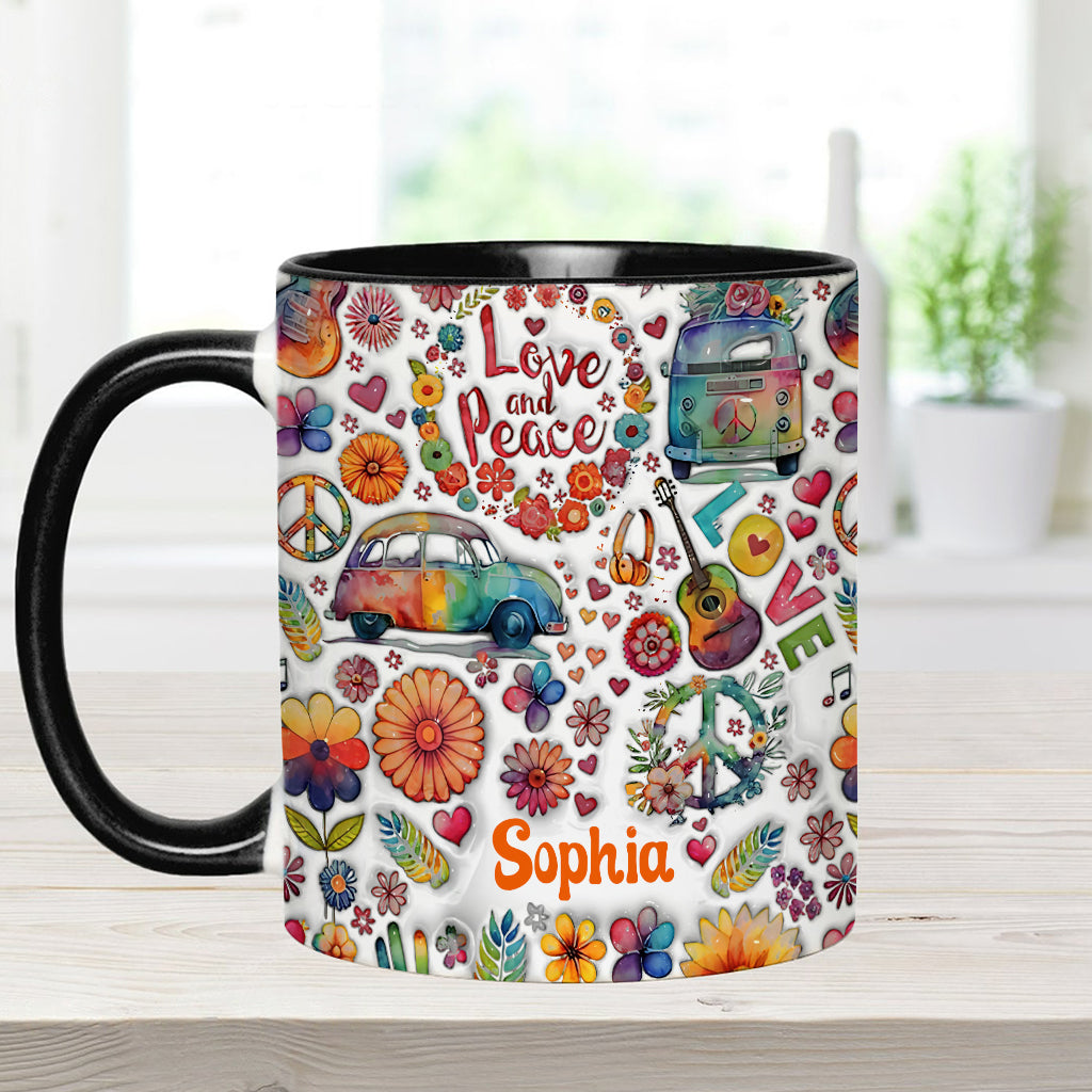 Hippie Soul - Personalized Hippie Accent Mug