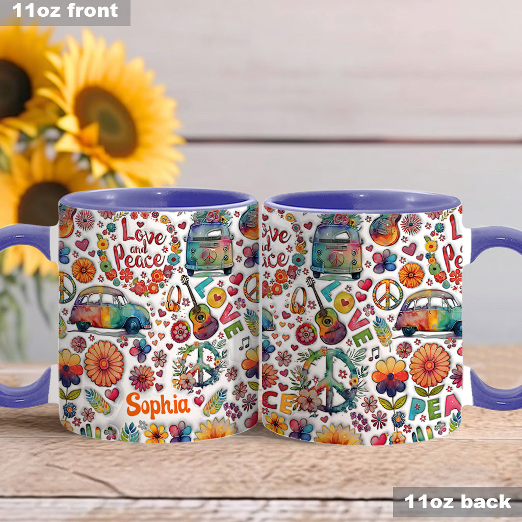 Hippie Soul - Personalized Hippie Accent Mug