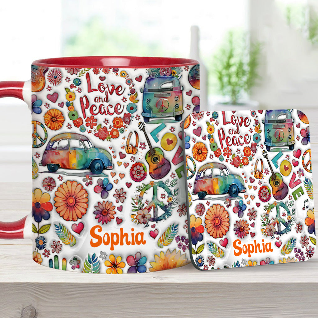 Hippie Soul - Personalized Hippie Accent Mug