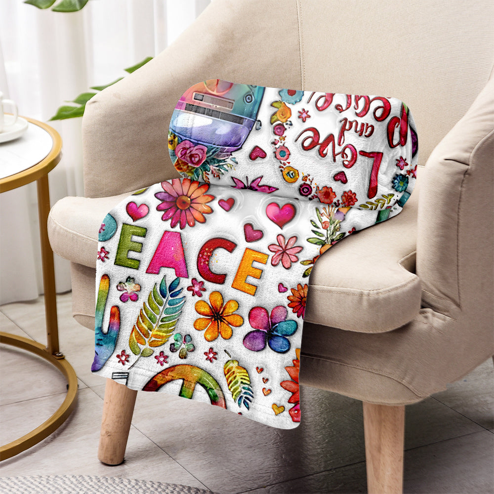 Hippie Soul - Personalized Hippie Blanket