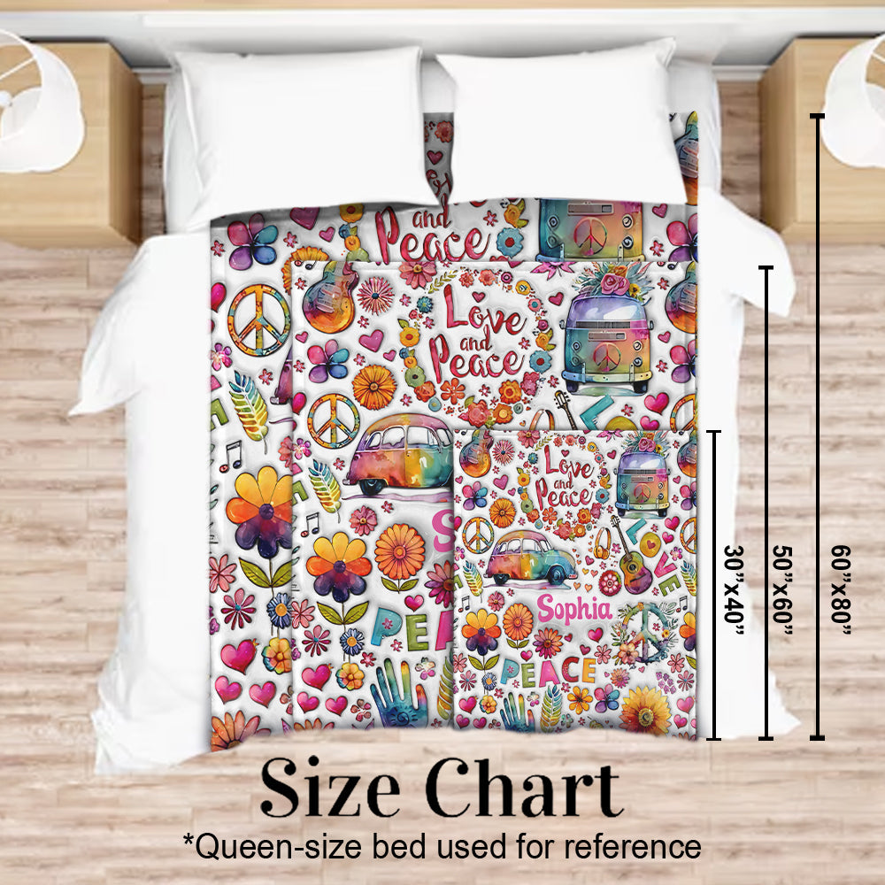 Hippie Soul - Personalized Hippie Blanket