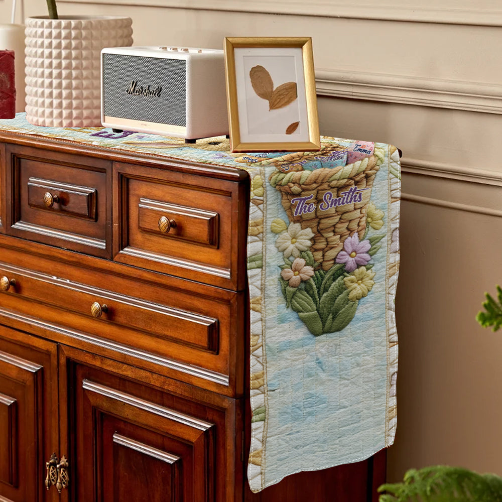 Happy Easter - Personalized Family Table Runner