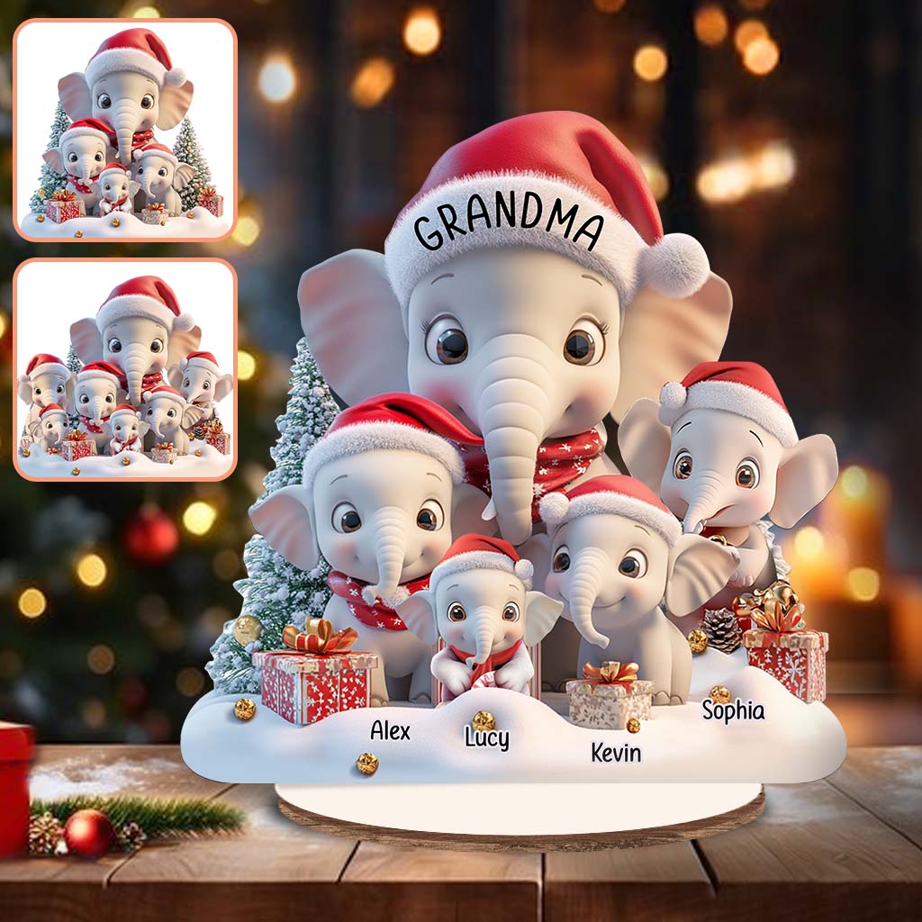 Love Being A Grandma - Personalized Grandma Freestanding Wood Plaque