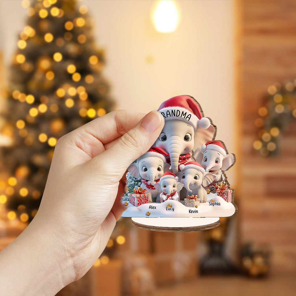 Love Being A Grandma - Personalized Grandma Freestanding Wood Plaque