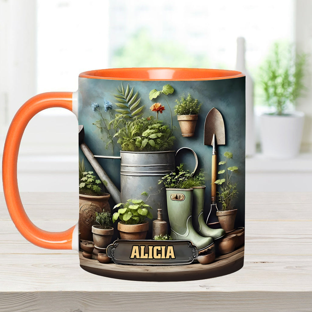 Green Garden - Personalized Gardening Accent Mug