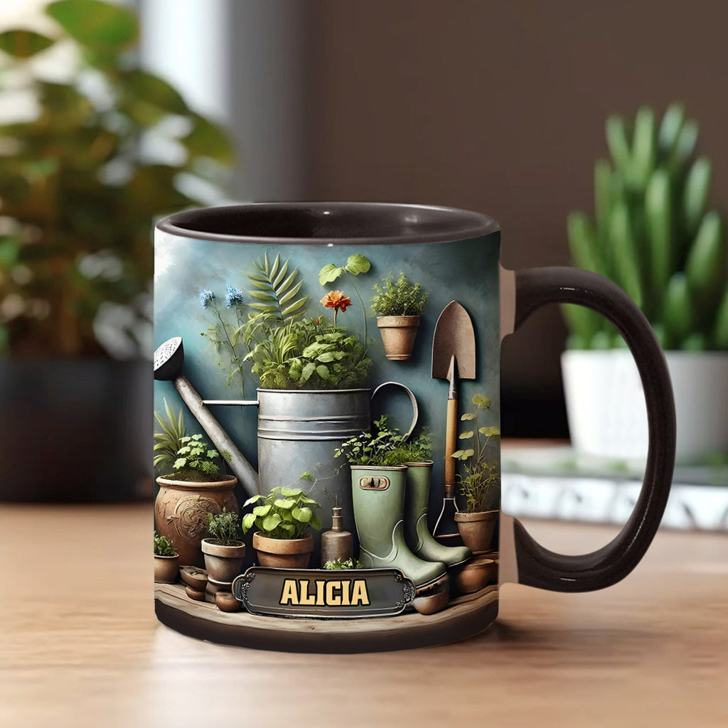 Green Garden - Personalized Gardening Accent Mug